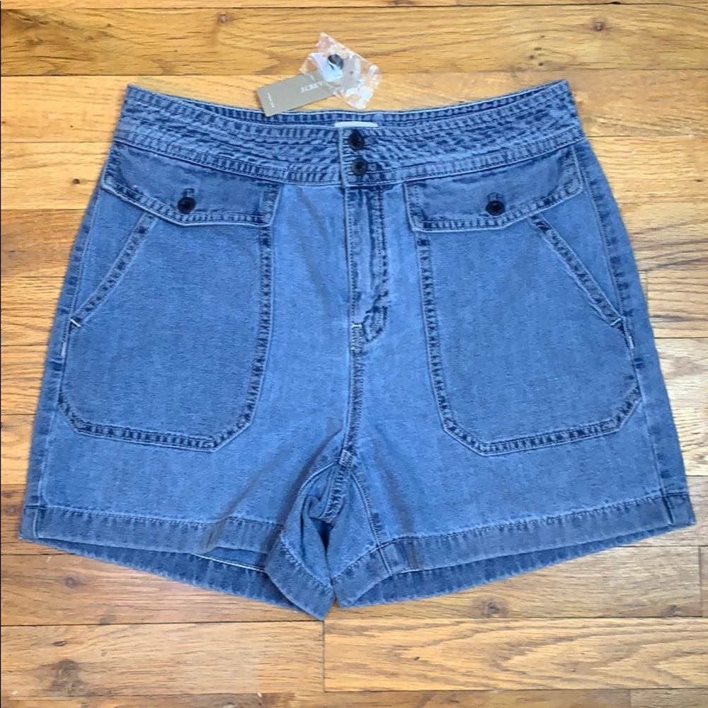 NWT J CREW RE-IMAGINED BLUE JEAN SHORTS